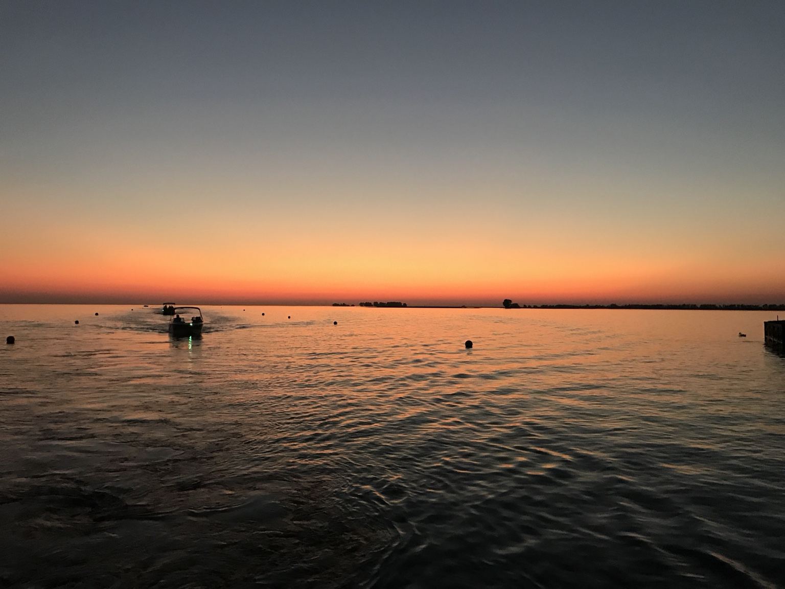Sunset over Mitchell's Bay